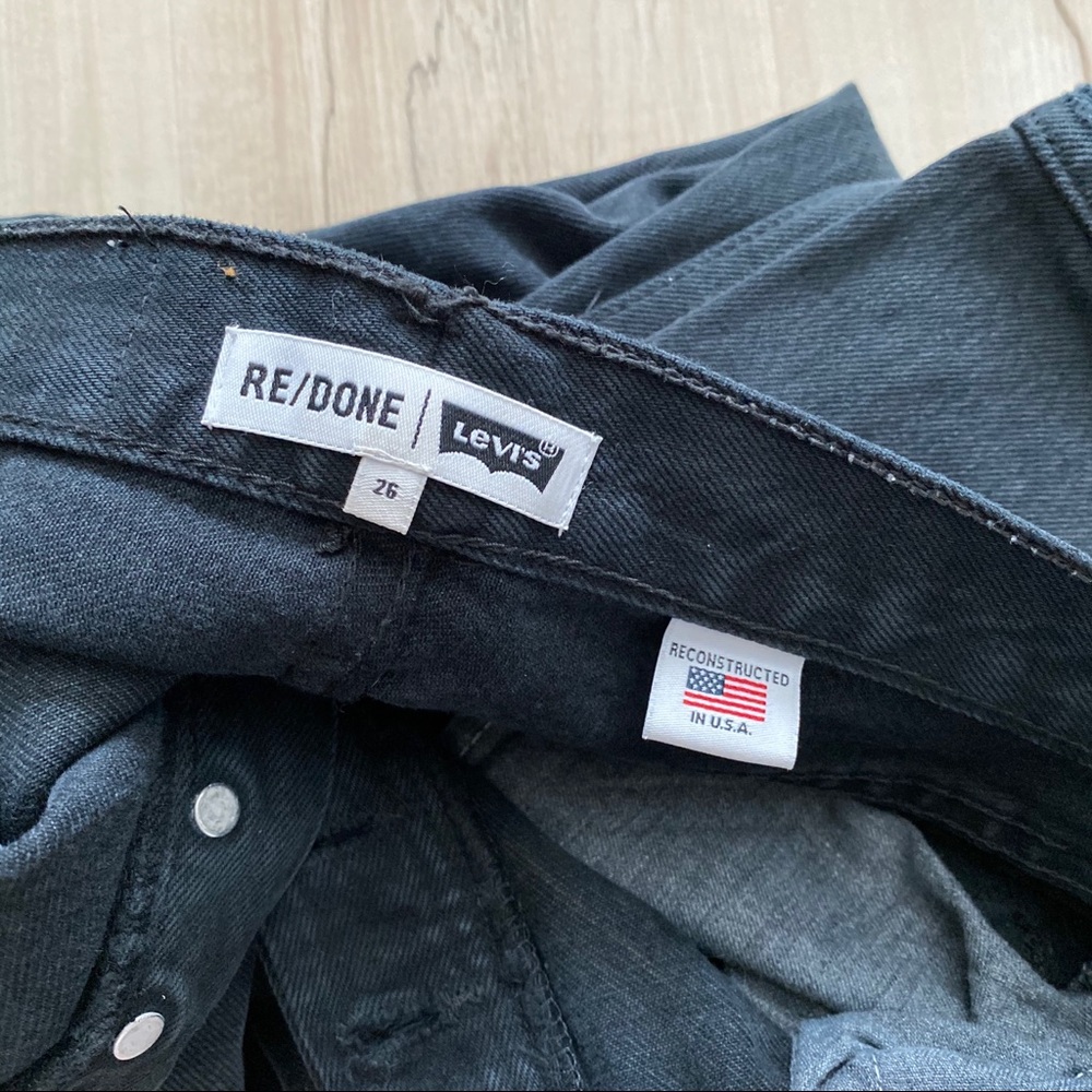 RE/DONE Levi’s High Rise Ankle Crop - Picture 5 of 6